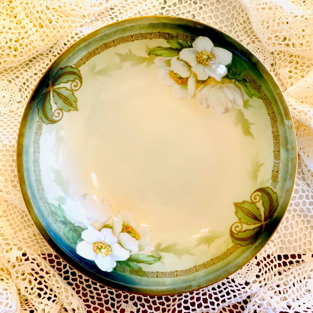 Vintage Hand Painted Bowl Bavaria RS Silesia Mark